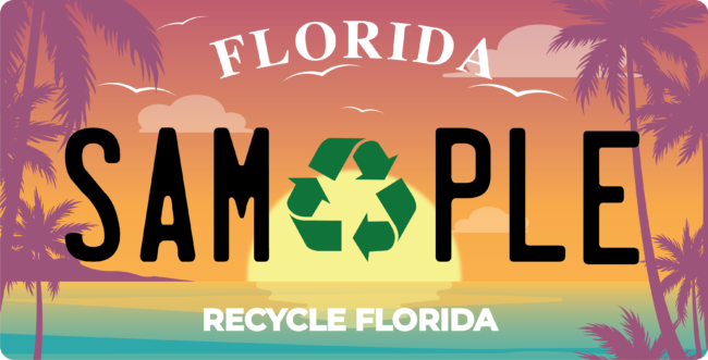 Recycle Florida Specialty Plate Prototype – FINAL